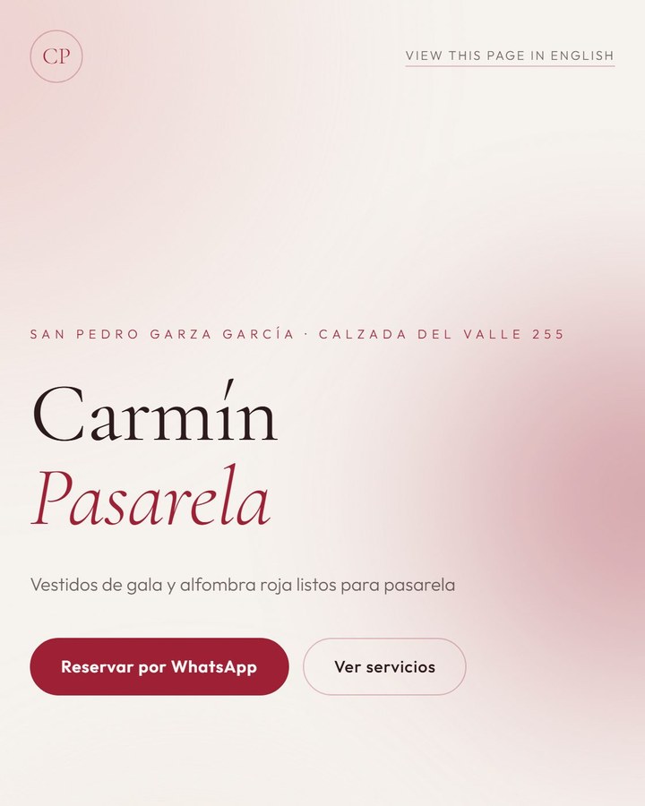 Tarjeta ModaLink en el estilo Runway Crimson