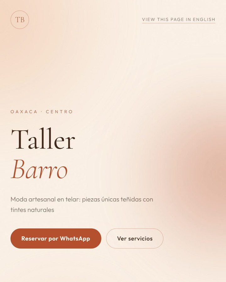 Tarjeta ModaLink en el estilo Terracotta Artisan